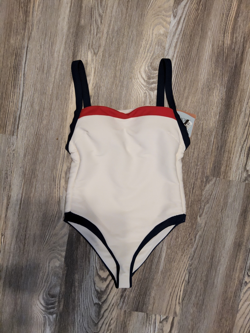 Shade & Shore Cream One-Piece Swimsuit